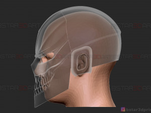 ghost rider helmet - marvel midnight suns Modèles 3D en vedette