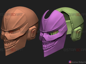ghost rider helmet - marvel midnight suns Modèles 3D en vedette