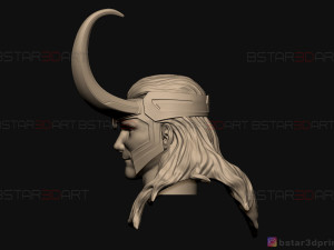 loki head - tom hiddleston - marvel comics - high quality 3d print model Model do druku 3D