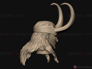 loki head - tom hiddleston - marvel comics - high quality 3d print model Model do druku 3D