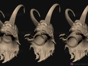 loki head - tom hiddleston - marvel comics - high quality 3d print model Model do druku 3D