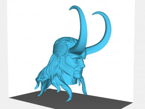 loki head - tom hiddleston - marvel comics - high quality 3d print model Model do druku 3D