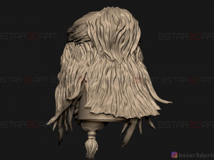 thor head - chris hemsworth - avenger - endgame 3d print model 3D 프린트 모델