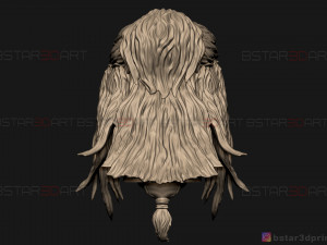 thor head - chris hemsworth - avenger - endgame 3d print model 3D 프린트 모델