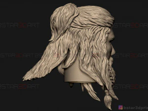 thor head - chris hemsworth - avenger - endgame 3d print model 3D Print Model