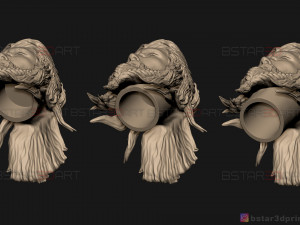 thor head - chris hemsworth - avenger - endgame 3d print model 3D 프린트 모델