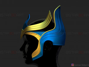 ajak crown - salma hayek helmet - eternals marvel movie 2021 3d print model 3D 프린트 모델