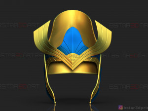 ajak crown - salma hayek helmet - eternals marvel movie 2021 3d print model 3D 프린트 모델
