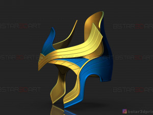ajak crown - salma hayek helmet - eternals marvel movie 2021 3d print model 3D 프린트 모델