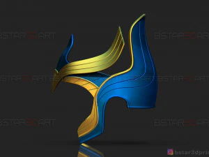 ajak crown - salma hayek helmet - eternals marvel movie 2021 3d print model 3D Print Model