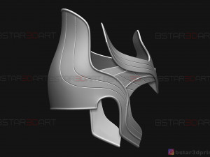 ajak crown - salma hayek helmet - eternals marvel movie 2021 3d print model 3D 프린트 모델