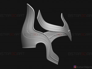 ajak crown - salma hayek helmet - eternals marvel movie 2021 3d print model 3D 프린트 모델
