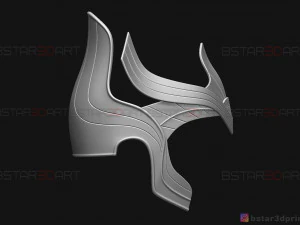 ajak crown - salma hayek helmet - eternals marvel movie 2021 3d print model 3D Print Model