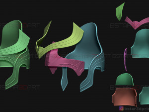 ajak crown - salma hayek helmet - eternals marvel movie 2021 3d print model 3D 프린트 모델