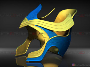 ajak crown - salma hayek helmet - eternals marvel movie 2021 3d print model 3D 프린트 모델