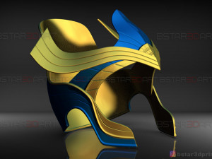 ajak crown - salma hayek helmet - eternals marvel movie 2021 3d print model 3D 프린트 모델