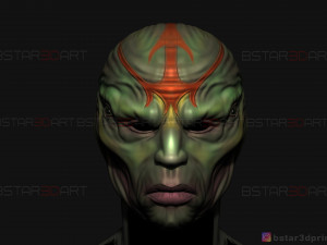 kro eternals mask - villain deviants helmet - marvel comics 3d print model Modèles 3D en vedette