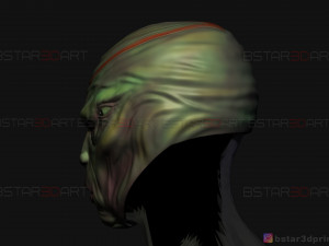 kro eternals mask - villain deviants helmet - marvel comics 3d print model Modèles 3D en vedette