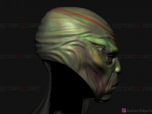 kro eternals mask - villain deviants helmet - marvel comics 3d print model Modèles 3D en vedette