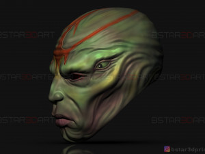 kro eternals mask - villain deviants helmet - marvel comics 3d print model Modèles 3D en vedette