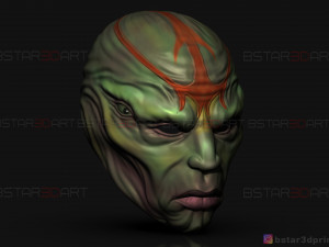 kro eternals mask - villain deviants helmet - marvel comics 3d print model Modèles 3D en vedette