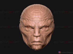 kro eternals mask - villain deviants helmet - marvel comics 3d print model Modèles 3D en vedette