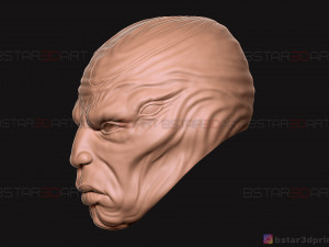 kro eternals mask - villain deviants helmet - marvel comics 3d print model Modèles 3D en vedette