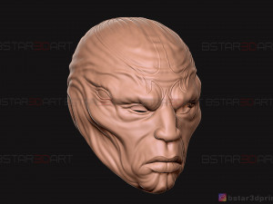 kro eternals mask - villain deviants helmet - marvel comics 3d print model Modèles 3D en vedette