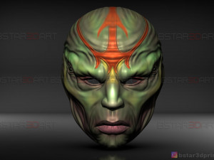 kro eternals mask - villain deviants helmet - marvel comics 3d print model Modèles 3D en vedette