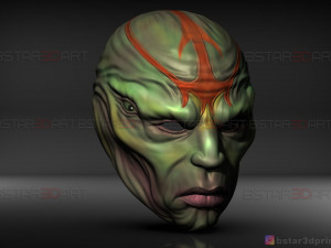 kro eternals mask - villain deviants helmet - marvel comics 3d print model Modèles 3D en vedette