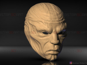 kro eternals mask - villain deviants helmet - marvel comics 3d print model Modèles 3D en vedette