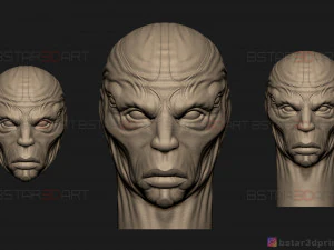 kro ebedis kafası - ebedi k&ouml;t&uuml; adam - ebedis filmi 2021 3d baskı modeli 3D Baskı Modeli