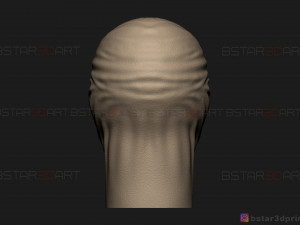 kro eternals head - eternals villain - eternals movie 2021 3d print model 3D 프린트 모델