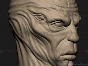 kro eternals head - eternals villain - eternals movie 2021 3d print model 3D 프린트 모델