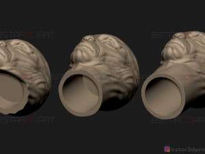 kro eternals head - eternals villain - eternals movie 2021 3d print model 3D 프린트 모델