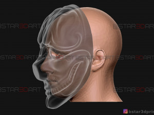 hoxton mask - payday 2 mask - halloween cosplay mask 3d print model Modelo de impresión 3D