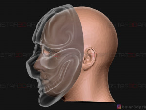 hoxton mask - payday 2 mask - halloween cosplay mask 3d print model Modelo de impresión 3D