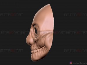 wolf mask - payday 2 mask - halloween cosplay mask 3d print model Modèles 3D en vedette