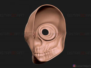 wolf mask - payday 2 mask - halloween cosplay mask 3d print model 3D Print Model