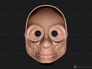 wolf mask - payday 2 mask - halloween cosplay mask 3d print model Modèles 3D en vedette