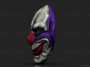 chains mask - payday 2 mask - halloween cosplay mask Modello di stampa 3D