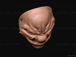 chains mask - payday 2 mask - halloween cosplay mask Modello di stampa 3D