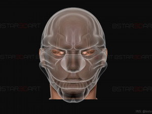 chains mask - payday 2 mask - halloween cosplay mask Modello di stampa 3D