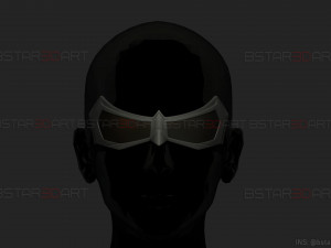 dove eyes mask - titans ss3 - dc comics 3d print model Model do druku 3D