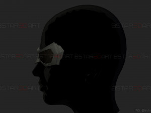 dove eyes mask - titans ss3 - dc comics 3d print model Model do druku 3D