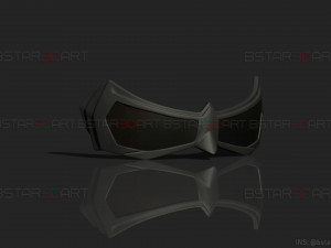 dove eyes mask - titans ss3 - dc comics 3d print model Model do druku 3D
