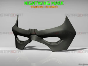 ナイトウィング アイ マスク - タイタンズ シーズン 3 - DC コミック コスプレ 3D プリント モデル 3Dプリントモデル