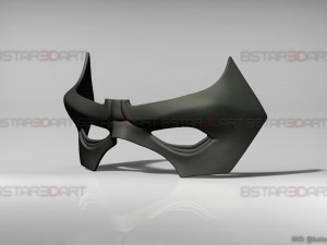nightwing eyes mask - titans season 3 - dc comics cosplay 3d print model Modello di stampa 3D