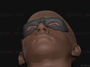 nightwing eyes mask - titans season 3 - dc comics cosplay 3d print model Modello di stampa 3D