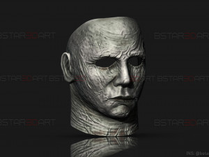 michael myers mask - dead by daylight - friday 13th - halloween cosplay Modelo de Impressão 3D